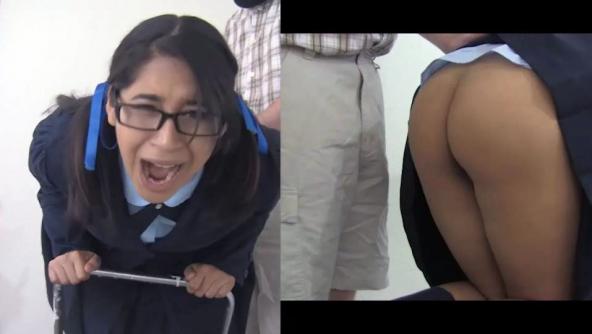 School girl eRica shows us how she gets punished!