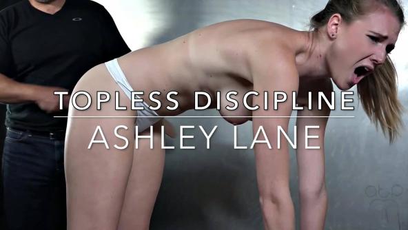 Topless Discipline for Ashley Lane - Heavy Strapping - 1080p