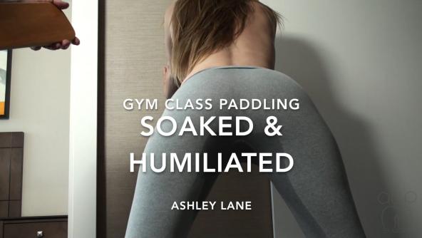 Soaked and Humiliated Paddling - Ashley Lane's Cruel Coach - 720p