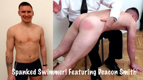 Spanked Swimmer! Featuring Deacon Smith 