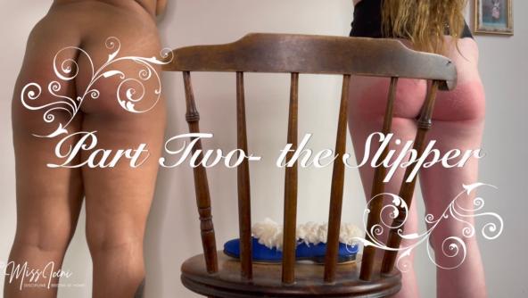 Bad Girls Violet and Denali spanked by their neighbour parts 1 and 2- hand spanking and the slipper