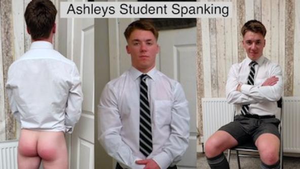 Ashleys Student Spanking-Extra Bonus Footage!   