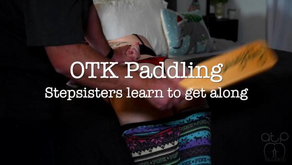 OTK Paddling Stepsisters learn to get along - 720p