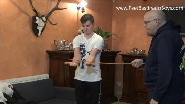 ANGEL DARK FEET BASTINADO - (feet and spanking)