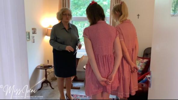 Caning Detention Matilda and Louise Full version
