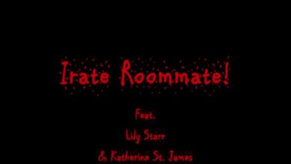 Irate Roommate - Lily Spanks Kat Severely for Waking Her Up in the Middle of the Night! F/F