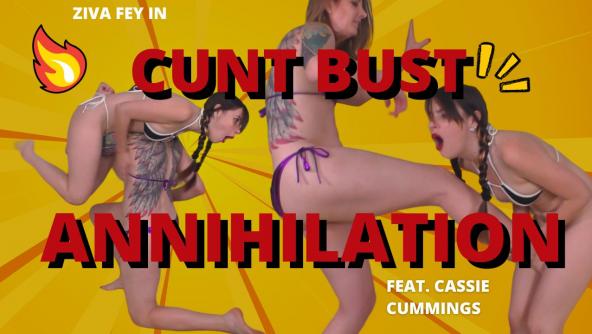 4K/ Ziva Fey Cuntbusting Annihilation By Cassie Cummings At The Gym