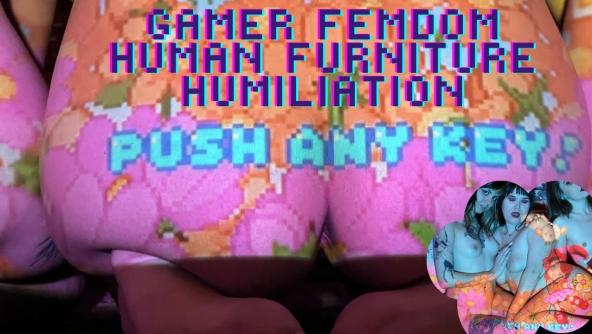 HD/ Ziva Fey - Gamer Femdom Human Furniture Humiliation