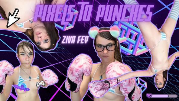 HD/ Ziva Fey - Pixels to Punches: POV Boxing Match Custom