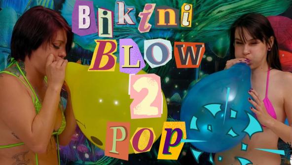 4K/ Ziva Fey - Ziva And Jurnee Blow To Pop Balloon Challenge