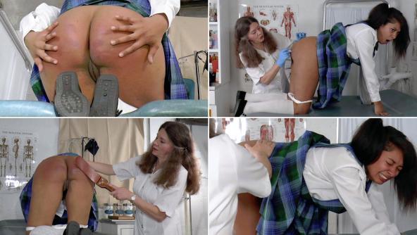 Sophia Spanked by the School Nurse - MP4