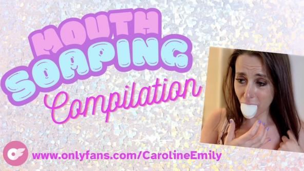 Caroline’s Naughty Mouth Met with SOAPY Solutions COMPILATION!