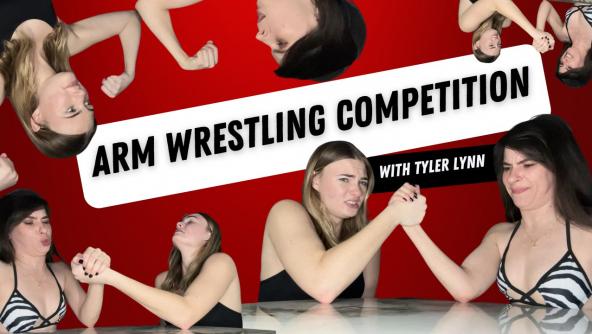 4K/ Ziva Fey - Arm Wrestling Competition With Tyler Lynn