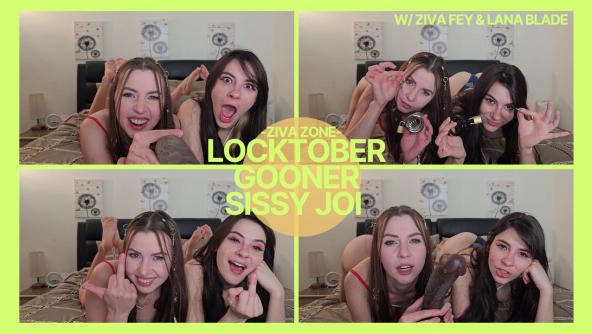 4K/ Ziva Fey - LOCKtober Gooner Sissy JOI With Lana Blade