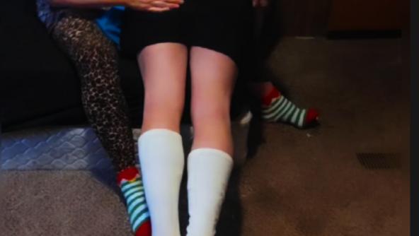 Neighbor Gets A Thorough Spanking (Severe)