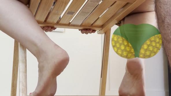 Perched On A Chair, Paddled & Spanked