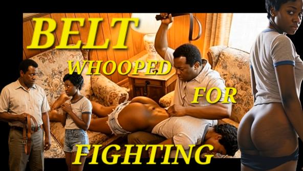 Belt Whooped For Fighting
