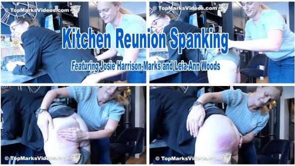 Kitchen Reunion Spanking