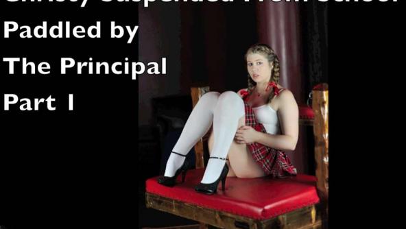 Christy Suspended from School - Paddled by the Principal - Part 1