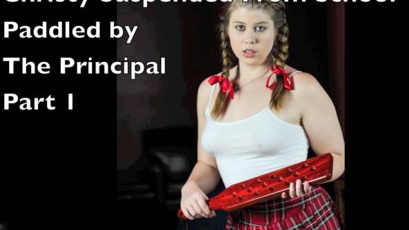 Christy Suspended from School - Paddled by the Principal - Part 1 HD 720p