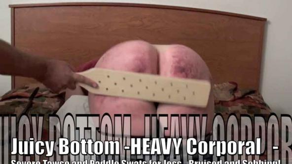 Juicy Bottom - Heavy Corporal Punishment - Severe Whipping and Paddle Swats for Jess, Bruised and Sobbing MP4